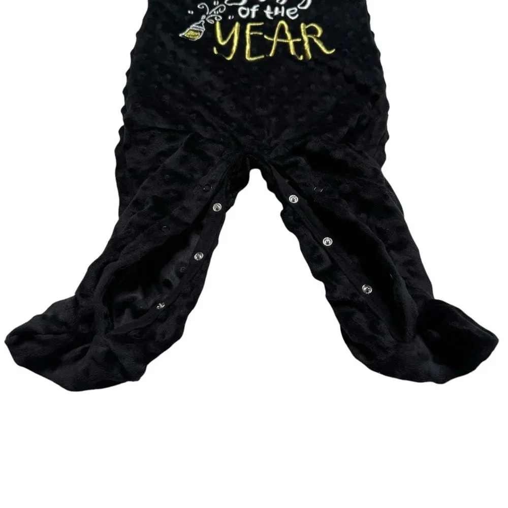 Baby Starters Baby of the Year Velour Footie Pajamas 9 MOS 16.5 to 20.5 lbs